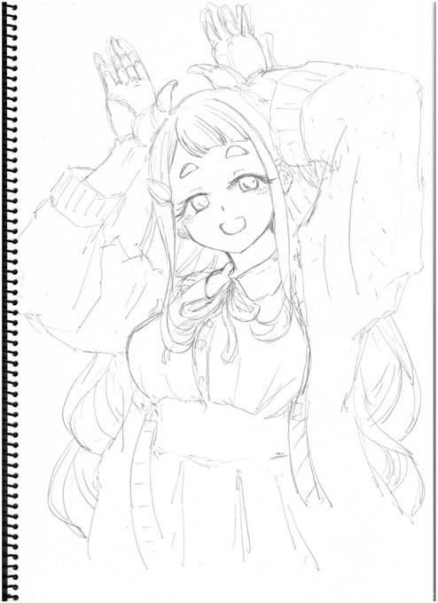 下書きの段階がいちばん好きだから見てほしい 