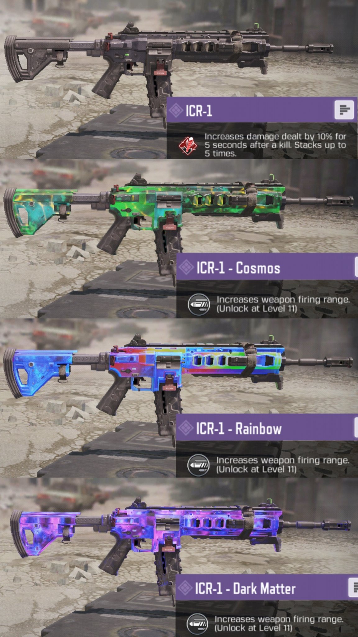 Call Of Duty Mobile Leaks News All Icr Skins Source Goodccc