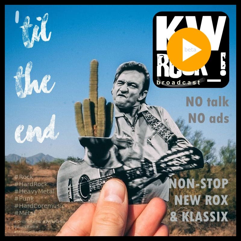 KWFMdotNET's tweet photo. π #KWROCK #radio beta βΆοΈ https://t.co/orruxxIol4
NO talk | NO ads
NON-STOP NEW ROX & KLASSIX
.
πΈ #Rock #HardRock #HeavyMetal #Punk #HardCoremusic #Metal
.
#OnlineRadio #InternetRadio #WebRadio #RockRadio
#PlayItLoud #ListenNow #ActiveRock #ClassicRock #NewRox #Klassix https://t.co/ICyWoHogEz