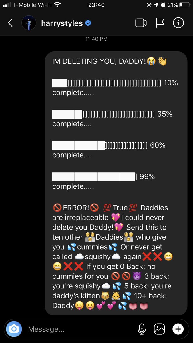 SlothRump's tweet image. Pls respond Harry