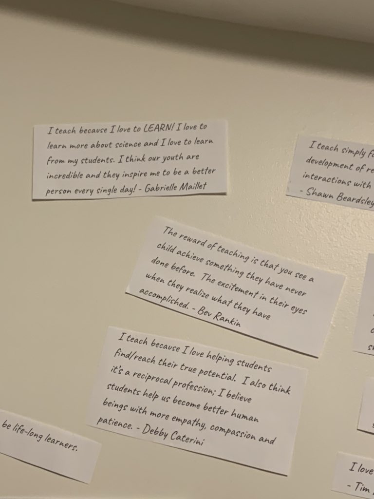 mmeroseleblanc's tweet photo. Spotted at #leohayeshighschool

What a great idea. Love this display for staff and students to see!💡 

@mmemaillet13 
@mrpearsonmath 
@LHHSRoars https://t.co/AjhVjenIEe