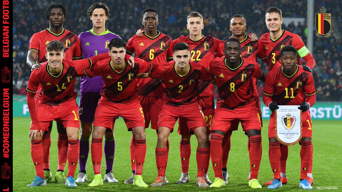 ⚽️ #TEAM! 👍🏼 Meet our U21 <a href="/BelRedDevils/">Belgian Red Devils</a> 😃🙌🏼 
#GERBEL #U21EURO #COMEONBELGIUM 🇧🇪