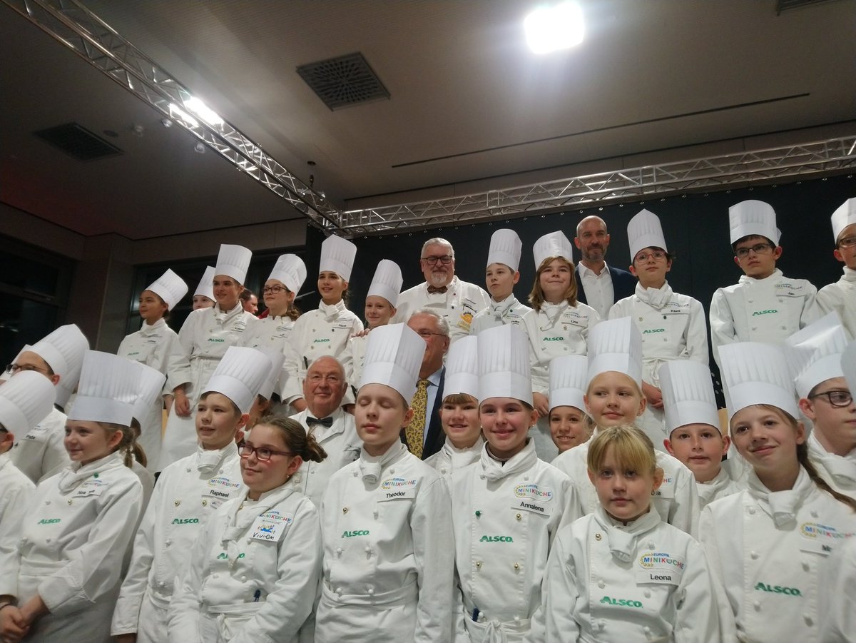 Fantastic, inspirational and thoroughly enjoyable event in Hersbruck last night.  What a privilege to be invited and to see the Mini Cooks in action!! #europaminiköche @MorayCollege <a href="/beechtree_moray/">Beechtree Moray</a>