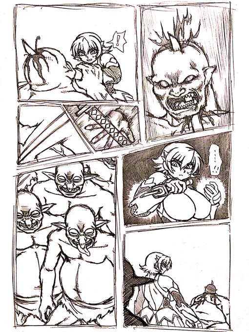 ゴブリン見てたら何か描きたくなった 