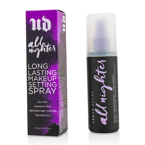 A good setting spray can really extend the wear of your makeup. I'm giving away Urban Decay's All Nighter Makeup Setting Spray. To enter, follow @davelackie & RT