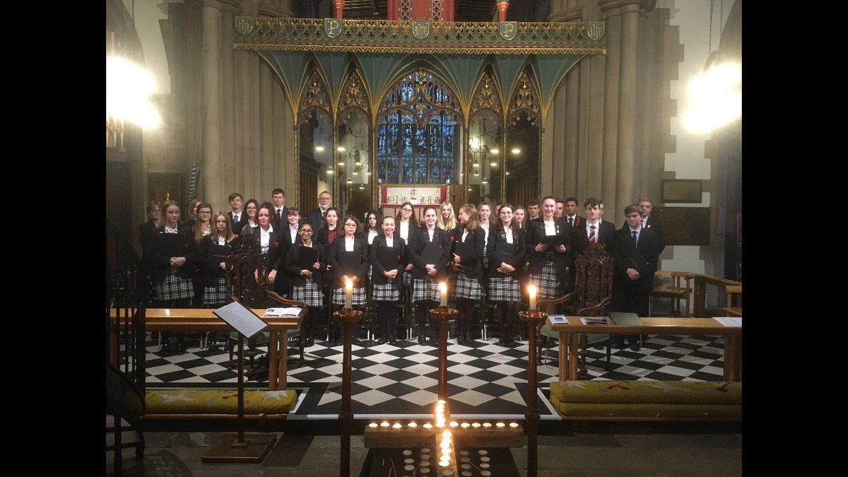 An honour and a privilege to once again sing at the Service of Remembrance for Road Traffic Victims. Well done to all the students who took part in this moving service. <a href="/BedfordModern/">Bedford Modern</a>