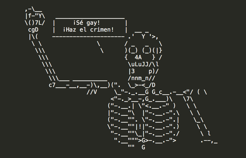Hacker Ascii Art