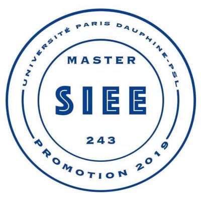 Après pas mal d’heures de travail, de perfectionnement et de précision, nous vous présentons notre nouveau logo du master #SIEE #dauphine #universite #paris #it #consulting #SI #cybersecurite #auditor