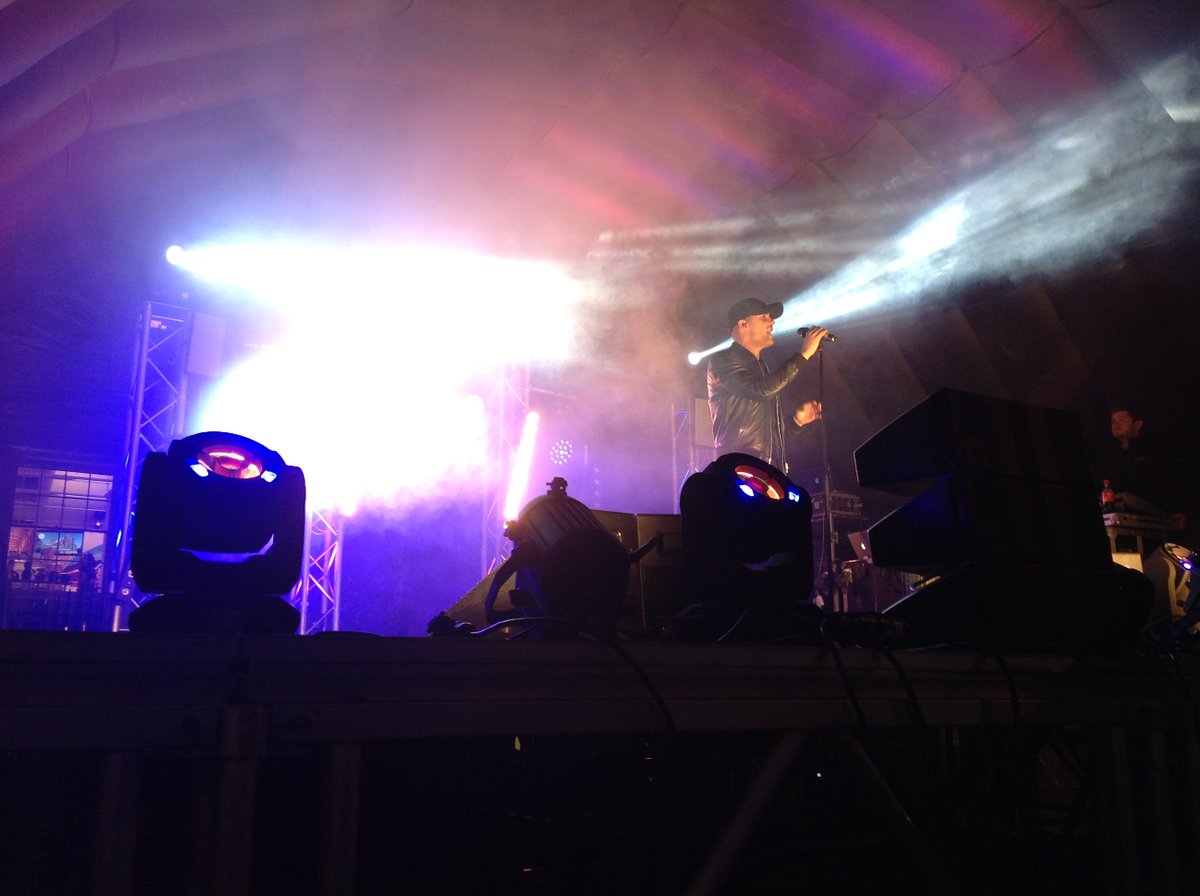 Well <a href="/MaxGeorge/">Max George</a>, we're glad you came! But don't go anywhere. Stay now. As <a href="/officialeast17/">East 17</a> take to the stage very soon!

#ChristmasinCarlisle #event #festive #Cumbria #livemusic #music #entertainment