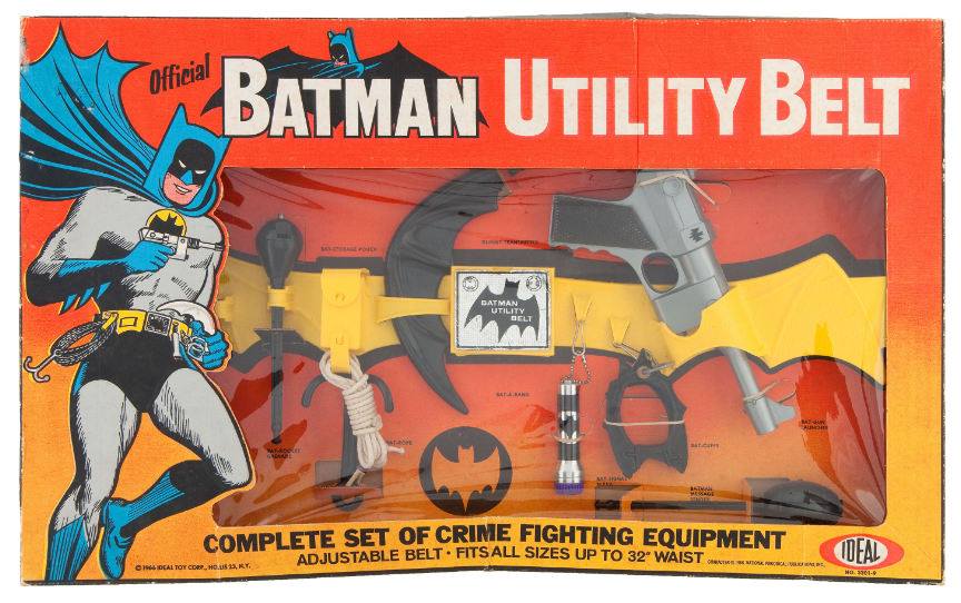 HakesAuctions's tweet photo. #BatmanFans! @HakesAuctions wants your #vintage #Batman #collectibles for our next #auction! We recently sold this #rare 1966 #Ideal #BatmanUtilityBelt for $8,477 &amp; would ❤️ to offer another. Have one? Give us a call! 💰💰💰
#DCComics #Batman66 #OverstreetPriceGuideToBatman https://t.co/ZTlKoQkUcJ