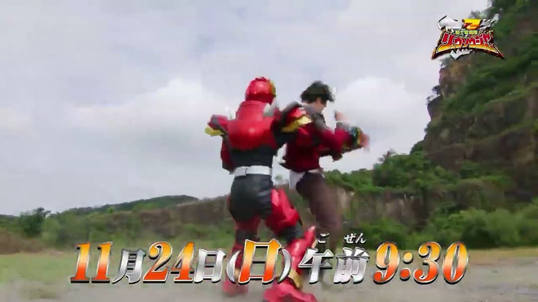 BraderAnd's tweet photo. Preview images of epi 35 of #ryusoulger (the biggest battle of the earth) airs November 17th

https://t.co/Na3xDyQmCc

#rangernation  #beastmorphers  #redranger  #blueranger  #yellowranger #gogopowerrangers  #powerrangersbeastmorphers  #ryusoulger  #rangernation https://t.co/DUZgRAQtBH