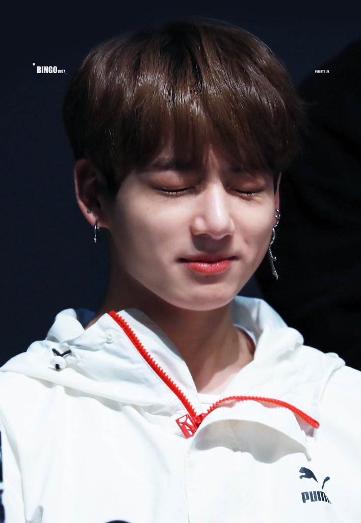 remember this fansign? jungkook was extra adorable that day. His eyes a clear night full of stars