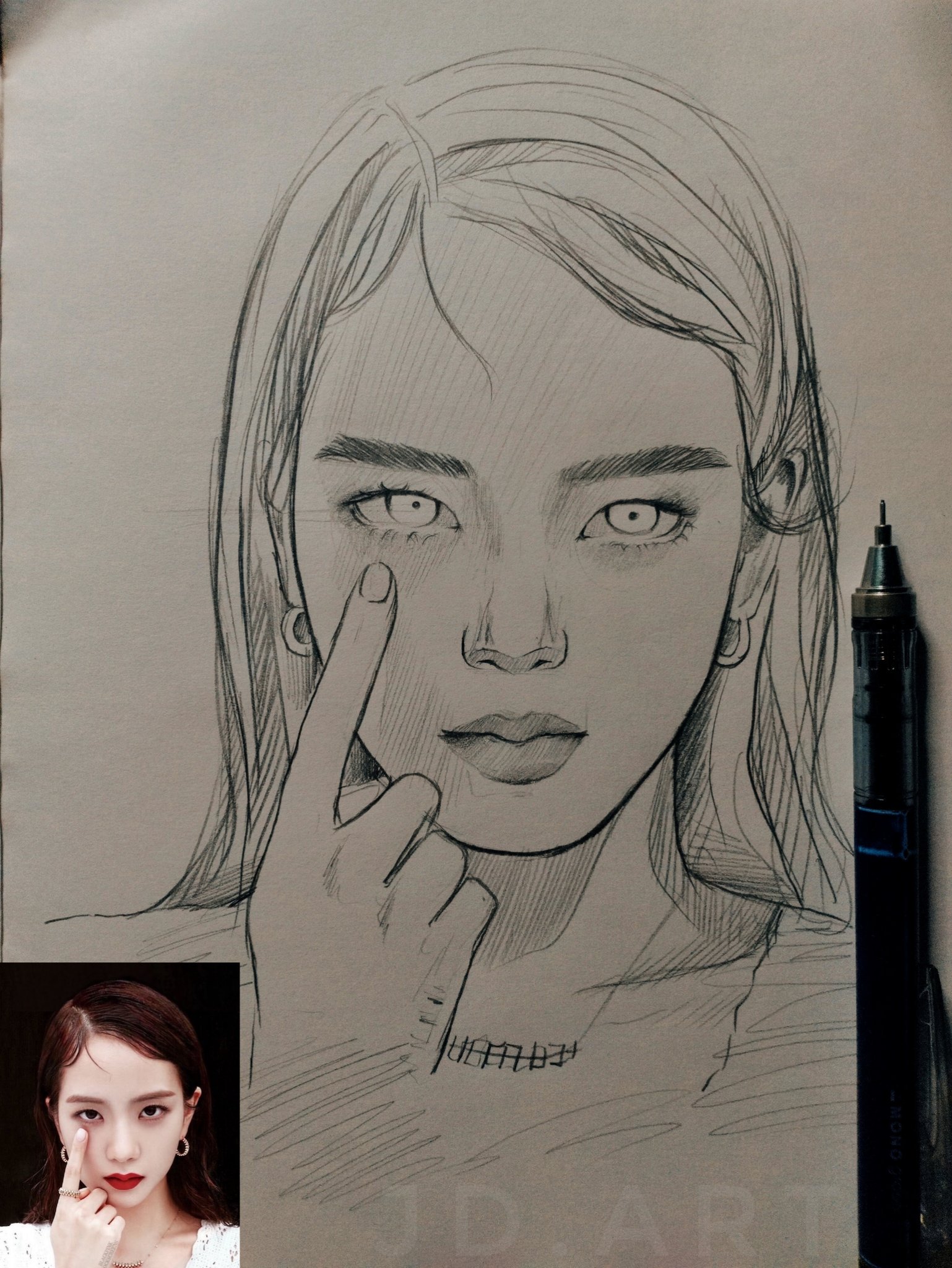 IU (Lee Ji-eun) Color Pencil Drawing | K-Pop _ Amino
