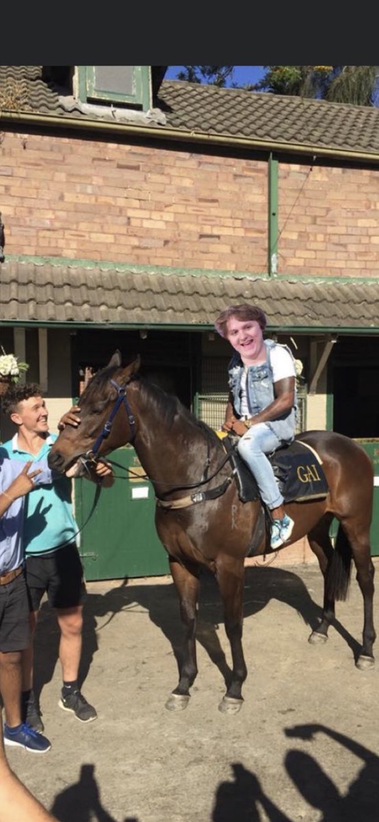 Come visit me when you are in Sydney at the Gai Waterhouse stables. It will be a blast @LewisCapaldi #ScotsInOz #AustraliasSweetheart