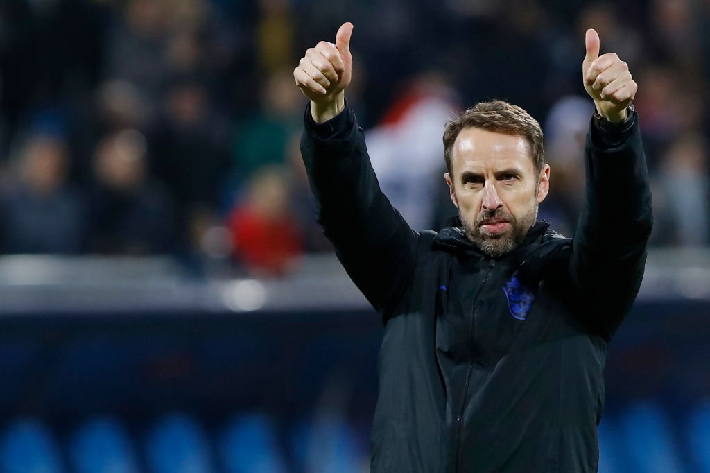 Gareth Southgate says his England side are 'further ahead' than they were after the last qualification campaign. More: https://bbc.in/2r0jgEL