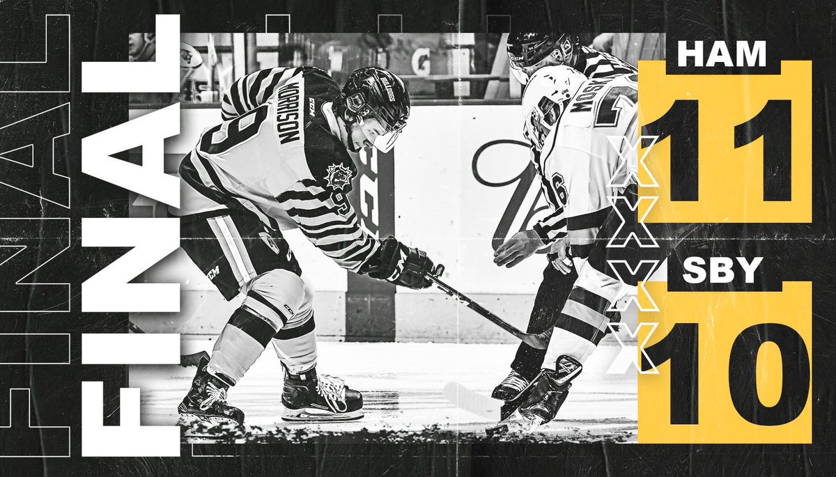 BulldogsOHL's tweet photo. Contrary to popular belief, this was not a football game. #GoHAM https://t.co/me8uWSHMb3