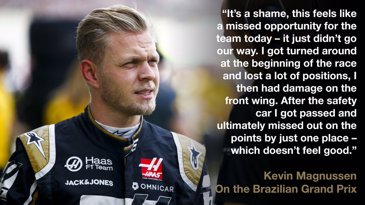 So close to the points, but @KevinMagnussen just missed out in P11.
Here’s everything he had to say 👉 http://bit.ly/37aBzrD