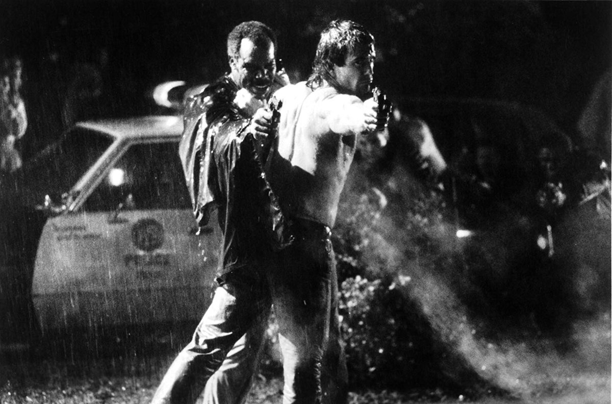 plotsanderrors's tweet image. Martin Riggs: What did one shepherd say to the other shepherd? Let's get the flock out of here!

#LethalWeapon