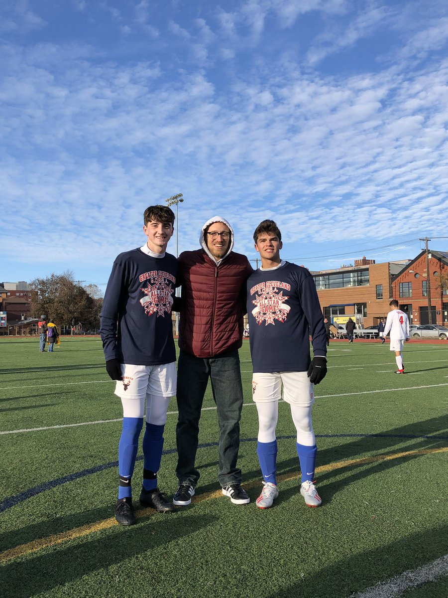 Jack and Jake in the Greater Cleveland All-Star game yesterday. Congrats on a great season boys!!