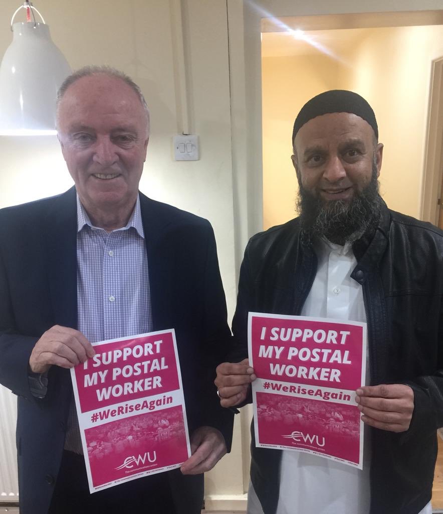 Mebs Greater Manchester BAME officer with David Crausby North East Bolton Labour MP showing support for postal workers <a href="/CWUNWYW/">CWU North West Youth</a> <a href="/NWCWU/">Carl Webb - #joinaunion</a> <a href="/NWNWDIVISION/">CWU NORTH WALES/NORTH WEST DIVISION</a>