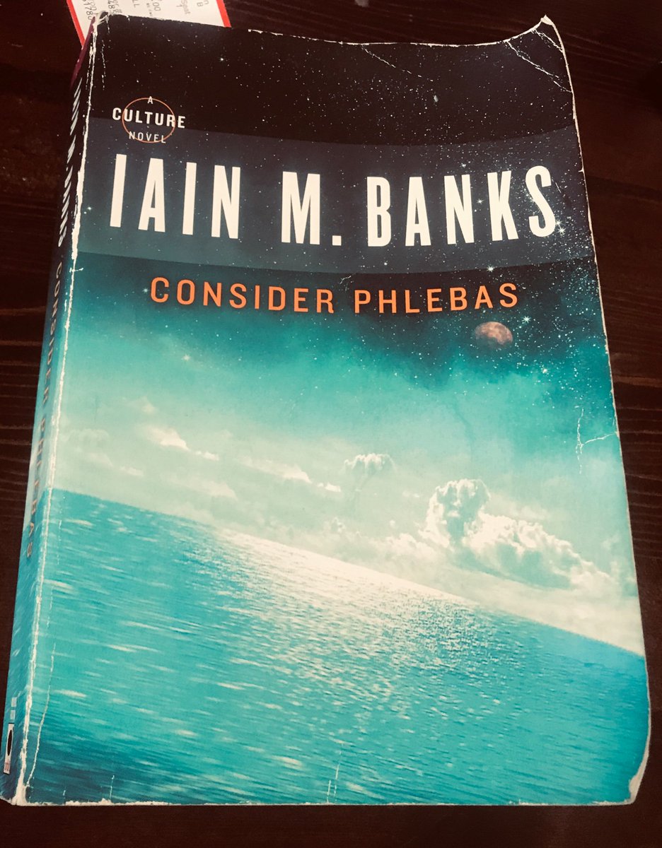 WWRob's tweet photo. Apparently, reading to your unborn child helps them become familiar with your voice, but the content doesn't matter bc they obviously can't understand.
So, my wife & child are both learning about the Culture Universe from Iain M. Banks for the first time 😀
#considerPhlebas https://t.co/UP7qB9zcXf