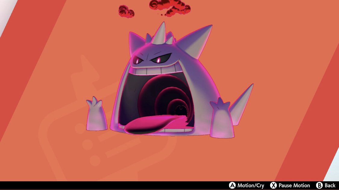 SHINY Gigantamax Gengar in Pokemon Sword and Shield 