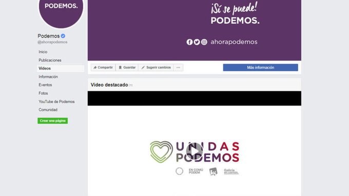 _infoLibre's tweet image. Los partidos gastan en 2019 casi tres millones en #Facebook: Unidas Podemos y Ciudadanos lideran el ránking, por @AlbaPrecedo ow.ly/EOMn50xcLJG