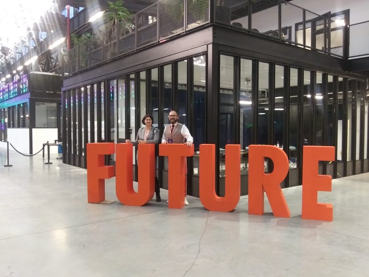 's tweet image. Welcome to the #FutureForum by @DWIH_NY Program Manager Dietrich Wolf Fenner! The futureforumnyc.com    @NewLab brings together some of the top minds in tech and governance from #Germany &amp;amp; the U.S. to #DemystifyAI . @futureforumnyc