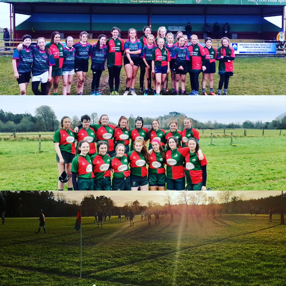 Well done to all our teams 
➡️U14 Girls Travelled to Corrib RFC girls coming away with a win ➡️U18 Girl 
V Corinthians RFC at home! A tough game, a loss but we learn and move on 
➡️ Senior Men Squad V OughterardRFC,determination and excellent team work secured an impressive win👊