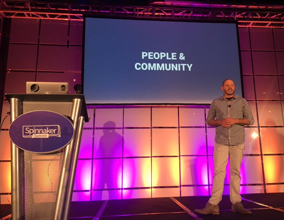 CloudArmory's tweet image. .@imosquera amazing keynote at #SpinnakerSummit!