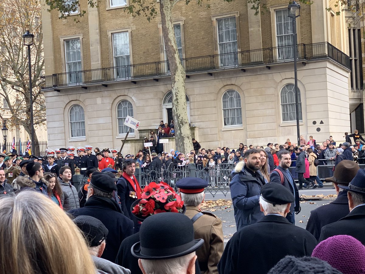 This afternoon I attended the <a href="/AJEX_UK/">AJEX</a> annual #RemembranceDay service at the #Cenotaph to commemorate those who gave their lives in peace. This is the 10th successive year I have attended with my #Stanmore constituents. This year even more poignant with #Antisemitism on the rise.