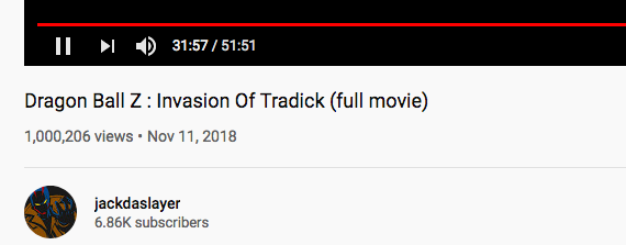 Dragon Ball Z : Invasion Of Tradick (full fan movie) 