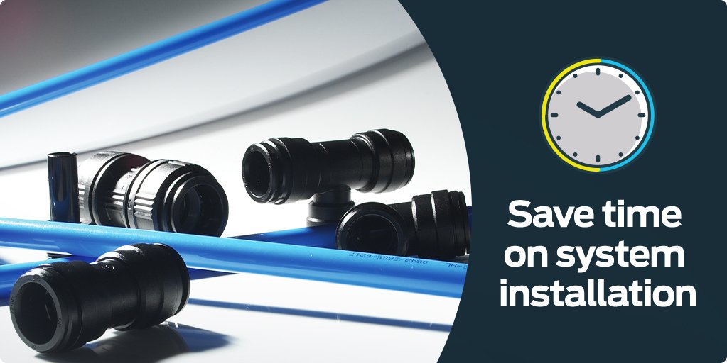 JohnGuestUSA's tweet image. Set up compressed air systems in #halfthetime with #pushtoconnect technology.