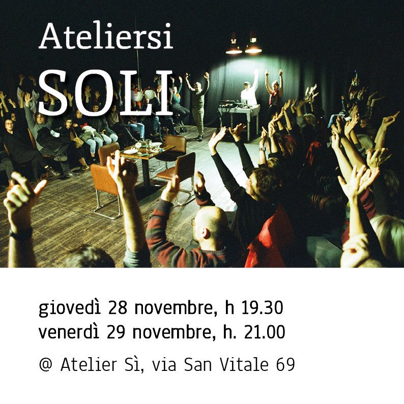 Atelier Sì (@ateliersi) on Twitter photo “La storia di un incontro e di un altro ancora, del coraggio inaspettato e sorprendente, della solidarietà in un
mondo di avvoltoi, di un destino impervio dietro l’angolo.”
Paolo Ruffini su SOLI, in programma il 28 e 29 novembre ad <a href="/AtelierSi/">Atelier Sì</a>
#unaprecisaconsistenza “La storia di un incontro e di un altro ancora, del coraggio inaspettato e sorprendente, della solidarietà in un
mondo di avvoltoi, di un destino impervio dietro l’angolo.”
Paolo Ruffini su SOLI, in programma il 28 e 29 novembre ad <a href="/AtelierSi/">Atelier Sì</a>
#unaprecisaconsistenza