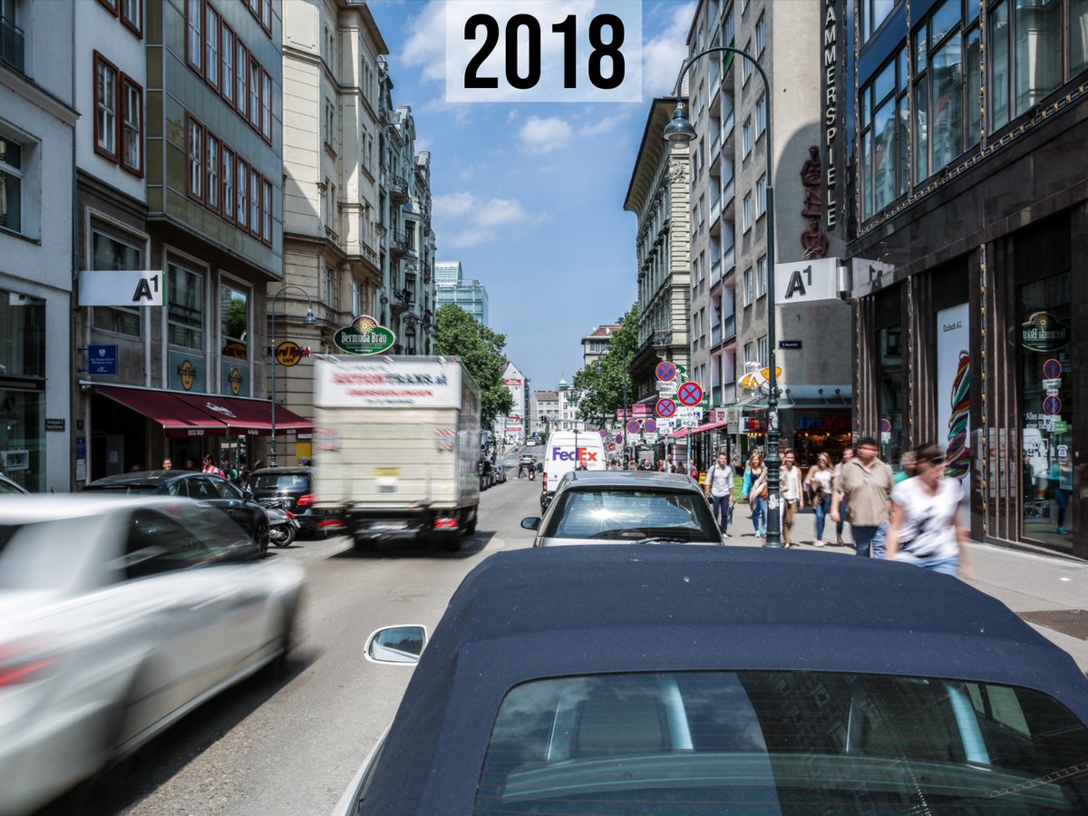 LiorSteinberg's tweet photo. Sitting in traffic or sitting on a bench? What a transformation of Rotenturmstraße, Vienna!
Pics by Deputy Mayor @BirgitHebein https://t.co/lJJnKilYKO