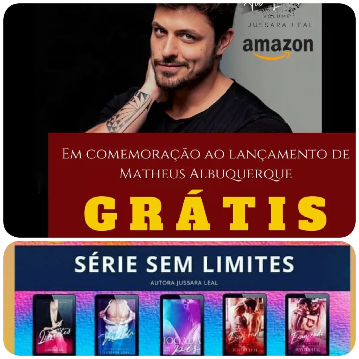 MoreEleny's tweet photo. Ei vc? Vc mesmo! Quer sair totalmente da mesmice? Se a sua resposta for sim te convido a vir ler na Amazon a#SerieSemLimites
Da @autorajuleal . Garanto que vc não irá se arrepender. Vai lá aproveite que todos os livros da#SerieSemLimites está gratuito  #MatheusAlbuquerquenaamazon https://t.co/4lVRapym7E