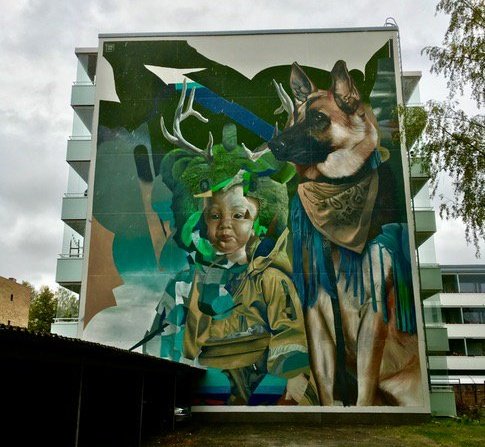 MolinaStreetArt's tweet photo. Mural by Dutch duo Telmo Miel for UPEA Festival 2017 in Joensuu, Finland
#telmomiel #upea2017 #upeart #joensuu #finland #joensuustreetart #finlandstreetart #mural #streetart #dog #graffiti #wallpainting
📷 via https://t.co/FzJVC34lig | https://t.co/3Vw6oHvscP https://t.co/U5x3o03Jxf