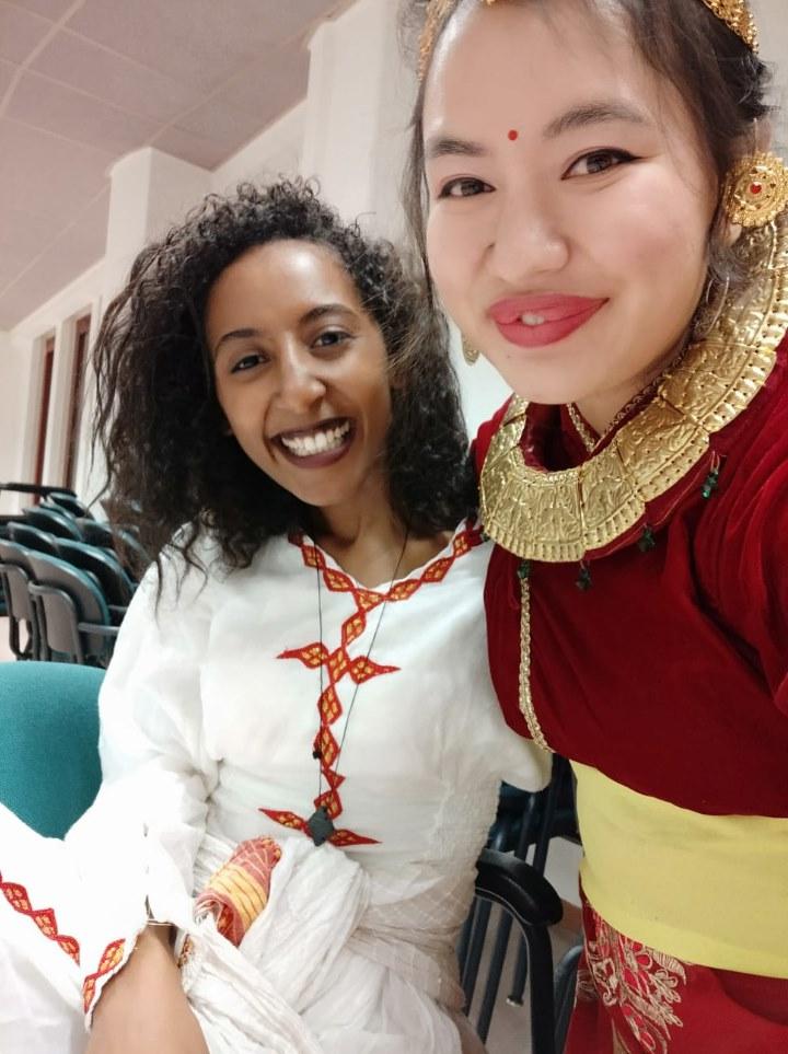 mimilalim's tweet photo. #International_Evening #AwsomeNight @UTwente # Representing #Ethiopiaዬ https://t.co/RuB0WeaC6w