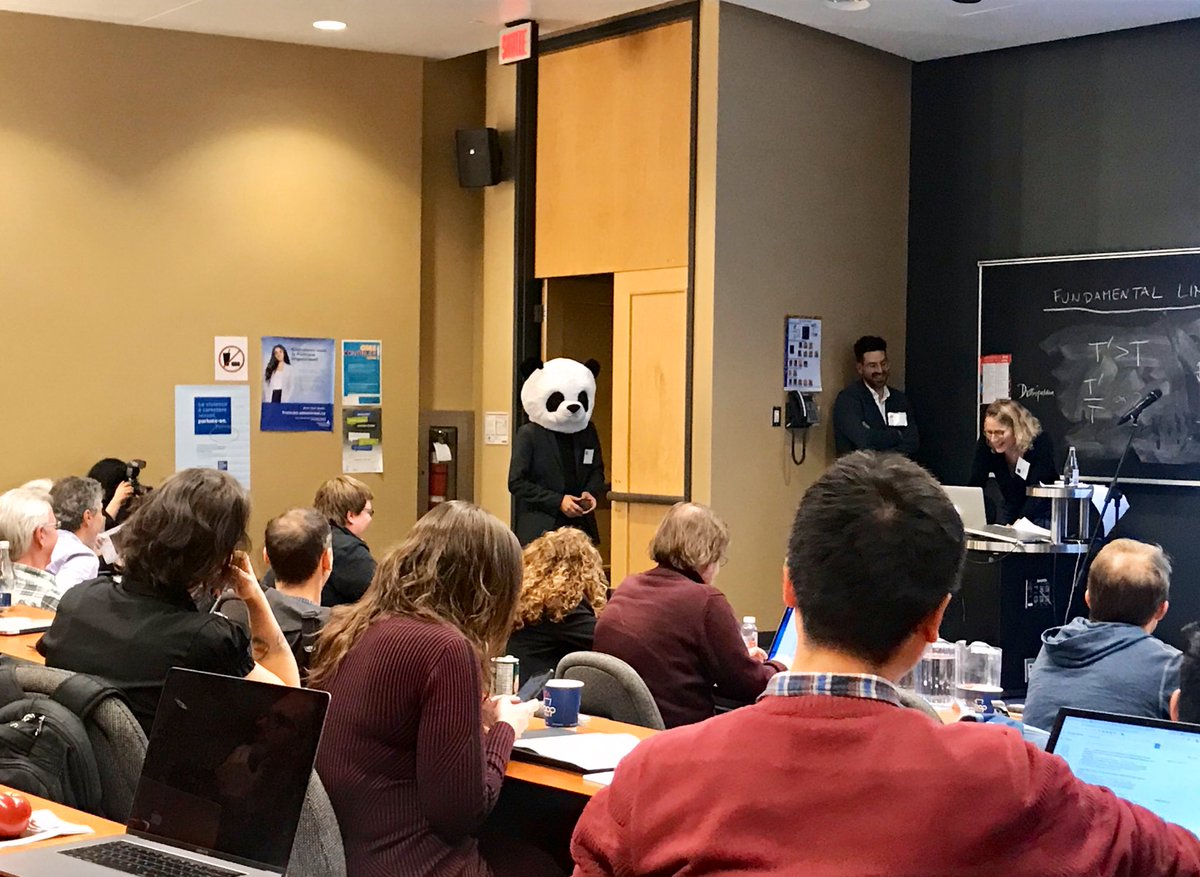 MandanaSamiei's tweet photo. Meanwhile at #MAIN2019 ! 🐼 https://t.co/nq2vq8wEXe