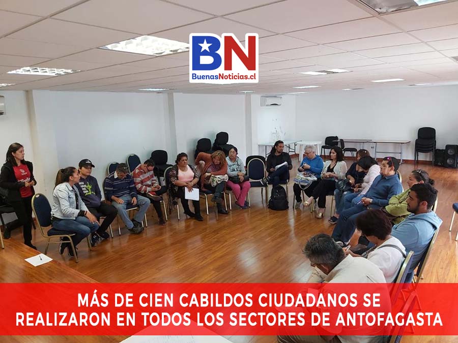 BNoticiascl's tweet photo. Desde el 4 y hasta este domingo 17 de noviembre, se están realizando estos encuentros, con el fin de conocer y plasmar en un documento, la opinión de todas y todos los antofagastinos sobre las problemáticas que los aquejan.
https://t.co/f9YuK8hFcs
#Cabildos #BuenasNoticias https://t.co/cpNeHG2N4P