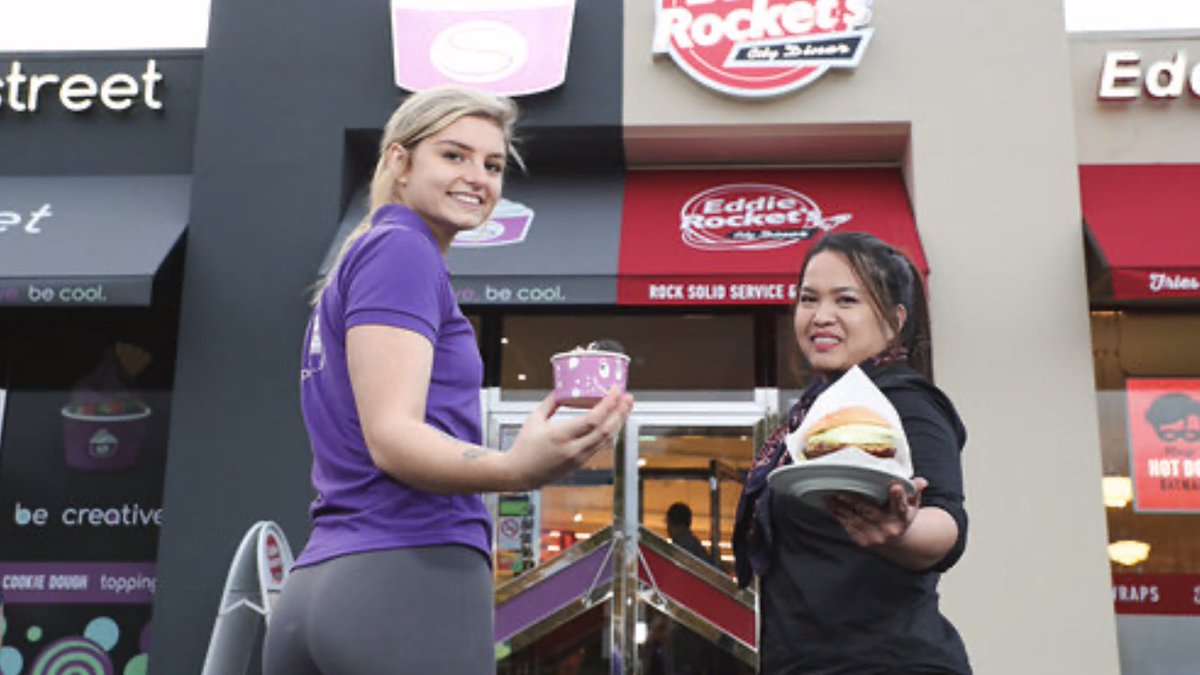 The meeting of two award winning brands! <a href="/spoonstreet/">Peace Cat 🐈 🌏🕊</a> <a href="/eddierocketsni/">EddieRocketsNI</a> now open at Lisburn Leisure, Lisburn. #greatbrands #fresh #frozen ❤️