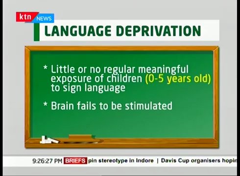 KTNNewsKE's tweet image. Language deprivation- little or no regular meaningful exposure of children (0-5years) to sign language 

 @polo_raynor @Akisawandera @KTNNewsKE #SilentLessons