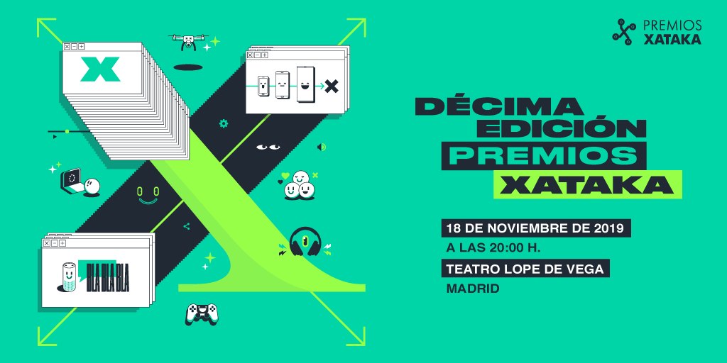 xataka's tweet photo. 📢 ¿Preparados? Mañana es el gran día de los #PremiosXataka19 que en la 10ª edición contará con la presentación de @davidbroncano https://t.co/UpLmk7MkOV

📅 Fecha: 18 de noviembre (20h)
📍 Lugar: Teatro Lope de Vega (Madrid)
🔴 Streaming en directo ▶️ https://t.co/rpGat0LyO2 https://t.co/akBdgG14MN