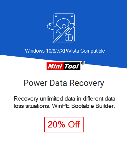 swcouponcodes's tweet photo. 20% Off - MiniTool Power Data Recovery Discount Coupon Code
https://t.co/5WAkCIUEtS
#MiniToolDataRecovery #MiniTool #DataRecovery #Software #Deals #DiscountOffer #HotDeals #Savings https://t.co/lOKiz1QyWk