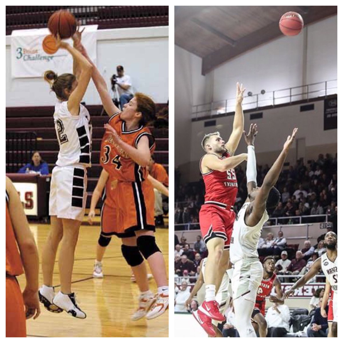 kelseylayne's tweet photo. It’s amazing how much mine and @Cwilli2332 vertical resemble each other. #Siblings #GeneticsAreAmazing #HeCanJump #Icannot https://t.co/w1O2kIhzKW