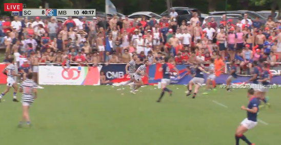 ScrumESPN's tweet photo. ¡Arrancó la segunda mitad en #MalvinasArgentinas!

@PrensaCMB derrota 10-8 a @sancarlosclub.

En VIVO por el streaming de #Scrum: 
---> https://t.co/WRCHLdKOsE

#URBAxESPN #PartidoDigitalScrum https://t.co/9EBA46Cgzd