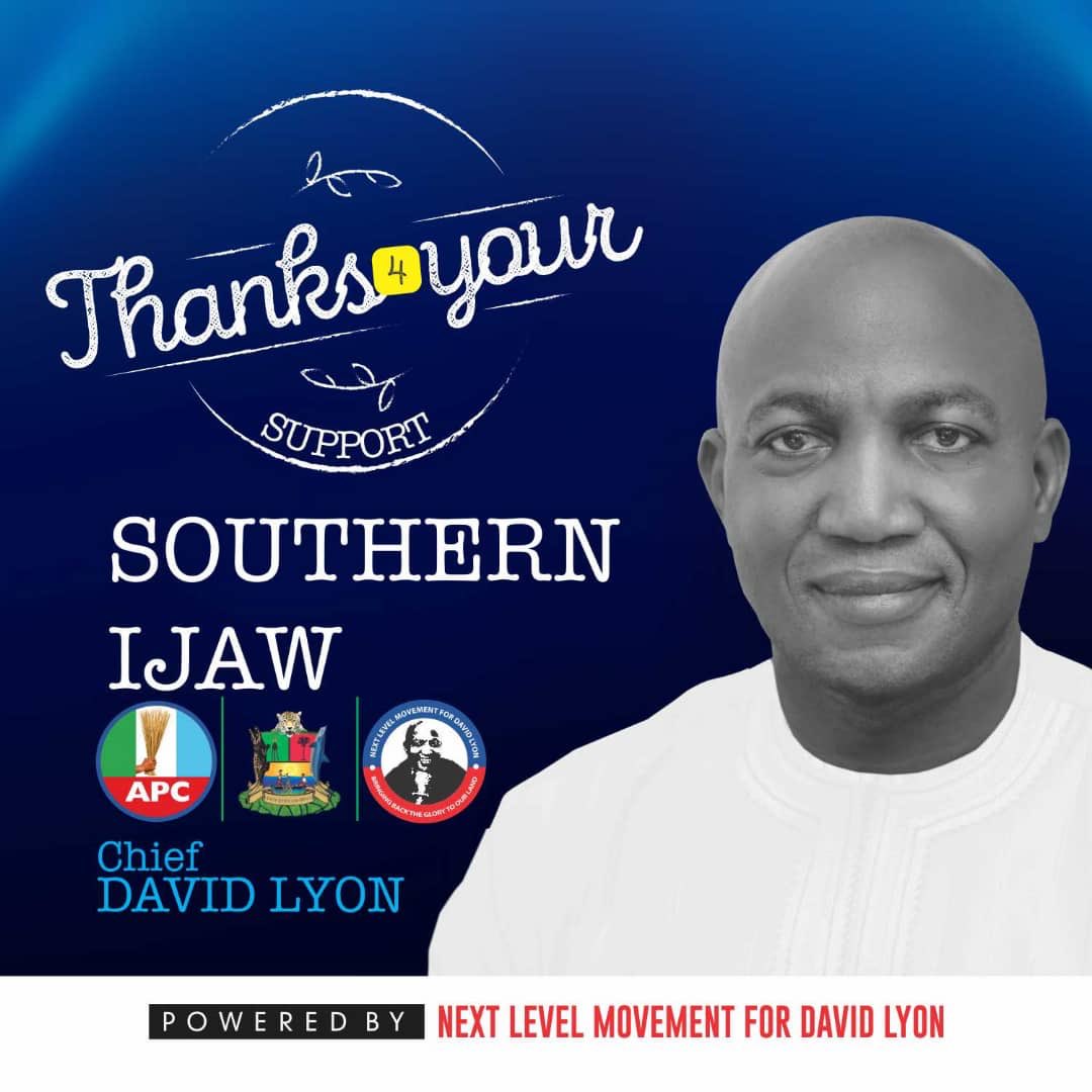 APCBayelsa's tweet photo. Southern Ijaw; Home of David Lyon
#BayelsaDecides
APC - 124,803
PDP - 4,898
Thanks to the good people of Southern Ijaw for their unending love and support!
#APCIsWinning
#BayelsaDecide2019 https://t.co/jSFsnpDXsE