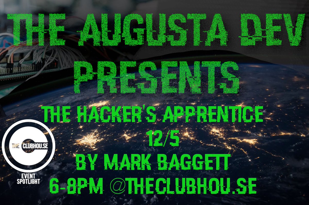 HEY 👋👋 wanna make an escape room game❓  Then come see <a href="/MarkBaggett/">Mark Baggett</a> speak at our next event on 12/5 6-8pm <a href="/_clubhouse/">theClubhou.se</a> ⁉️ Big thanks to <a href="/postmarkapp/">Postmark</a> for sponsoring our event with free pizza! 🍕🍕#postmarkpizzaparty