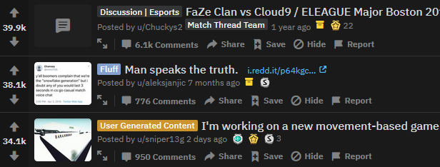 DeathRacersNET's tweet photo. The third most upvoted post ALL TIME on /r/GlobalOffensive.

This is insane! So glad you all like it! https://t.co/VUZtT6U9kP