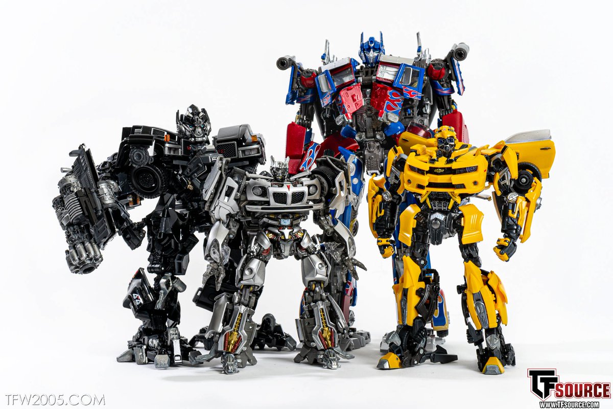 Movie Masterpiece Squad 

#transformers #moviemasterpiece #optimusprime #bumblebee #jazz #megatron #transformersmovie

TFSource - tfsource.com/transformers-m…